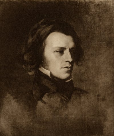 Alfred Lord Tennyson (1809-92) af English School